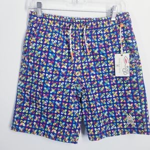 Psycho Bunny Bous Filey Swim Trunks 14-16